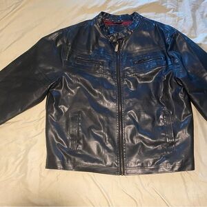 Men's Classic Black Leather Jacket